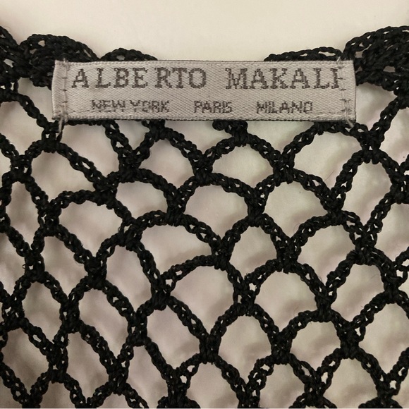 Alberto Macali Lace Button Sleeveless Top Sz: One Size - Picture 4 of 9